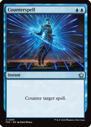 Counterspell (FDC-061) - Commander: Foundations - Card Brawlers