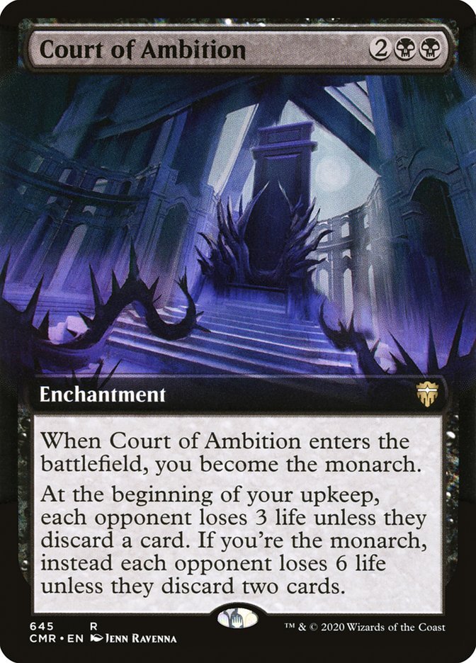 Court of Ambition (Extended Art) [Commander Legends] - Card Brawlers