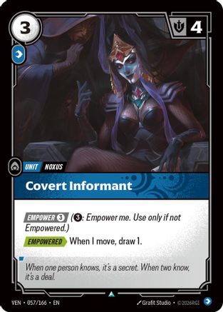 Covert Informant (057/166) - Vendetta - Card Brawlers
