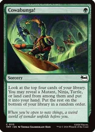 Cowabunga! (TMT-113) - Teenage Mutant Ninja Turtles - Card Brawlers
