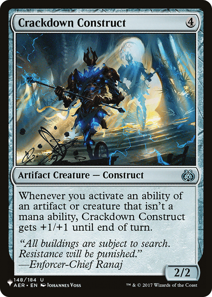 Crackdown Construct [The List] - Card Brawlers