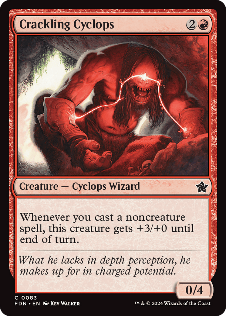 Crackling Cyclops [Foundations] - Card Brawlers