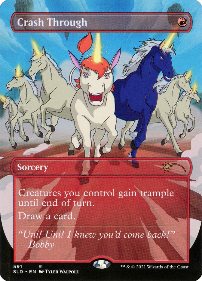 Crash Through (Borderless) [Secret Lair Drop Promos] - Card Brawlers