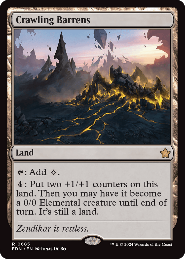Crawling Barrens [Foundations] - Card Brawlers