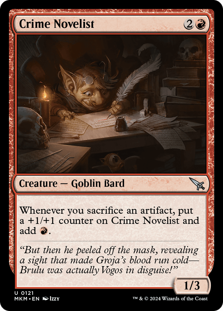 Crime Novelist [Murders at Karlov Manor] - Card Brawlers