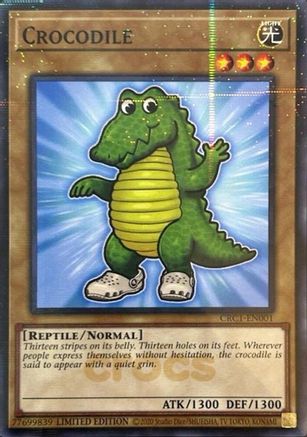 Crocodile (Crocs Exclusive) (CRC1-EN001) - Miscellaneous Promotional Cards Limited - Card Brawlers