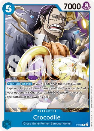 Crocodile - P-082 (Reprint) (P-082) - Premium Booster -The Best- Vol. 2 - Card Brawlers