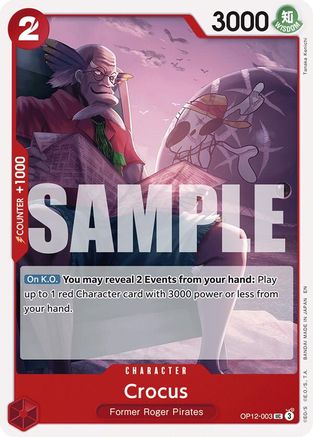 Crocus (OP12-003) - Legacy of the Master - Card Brawlers