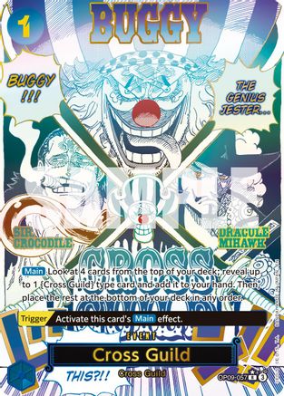 Cross Guild (Alternate Art) (OP09-057) - Premium Booster -The Best- Vol. 2 Foil - Card Brawlers