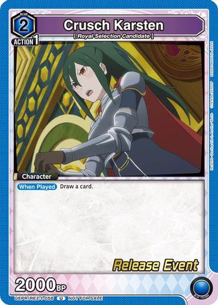 Crusch Karsten (056) (UEPR/REZ-1-056) - UE24BT ReZERO Starting Life in Another World Release Event Cards - Card Brawlers