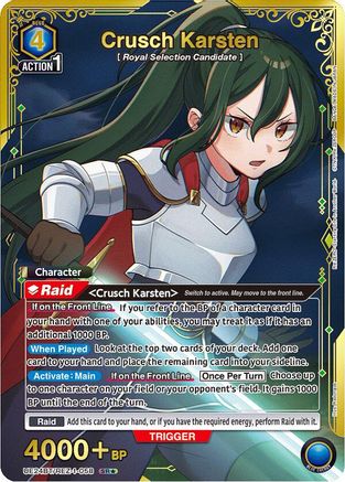 Crusch Karsten (058) (SR*) (UE24BT/REZ-1-058) - UE24BT ReZERO Starting Life in Another World Foil - Card Brawlers