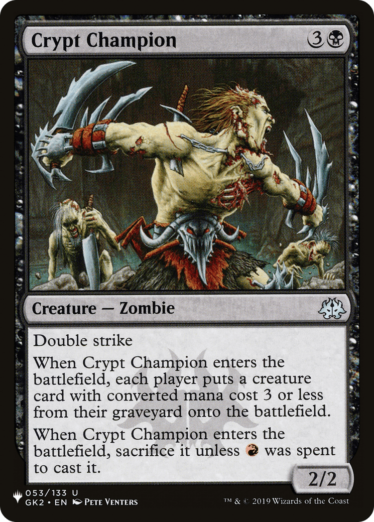 Crypt Champion [The List] - Card Brawlers