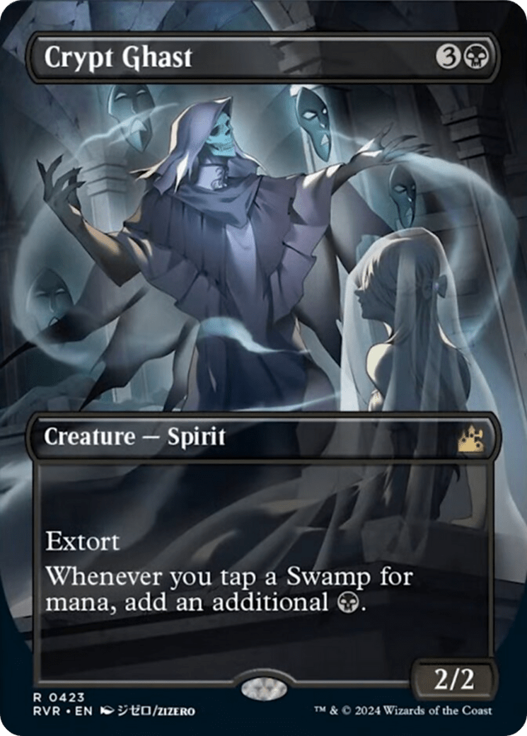 Crypt Ghast (Anime Borderless) [Ravnica Remastered] - Card Brawlers