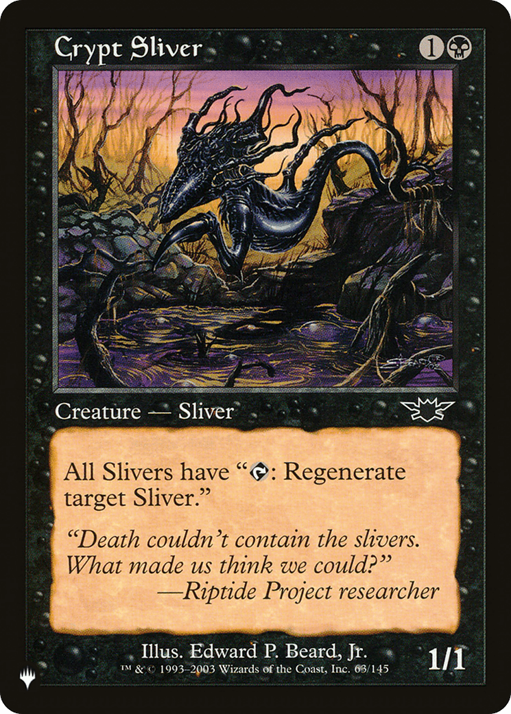 Crypt Sliver [The List] - Card Brawlers