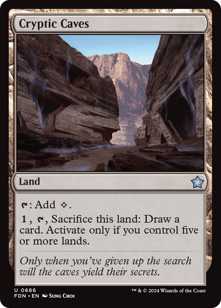 Cryptic Caves [Foundations] - Card Brawlers