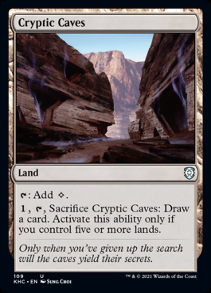 Cryptic Caves [Kaldheim Commander] - Card Brawlers