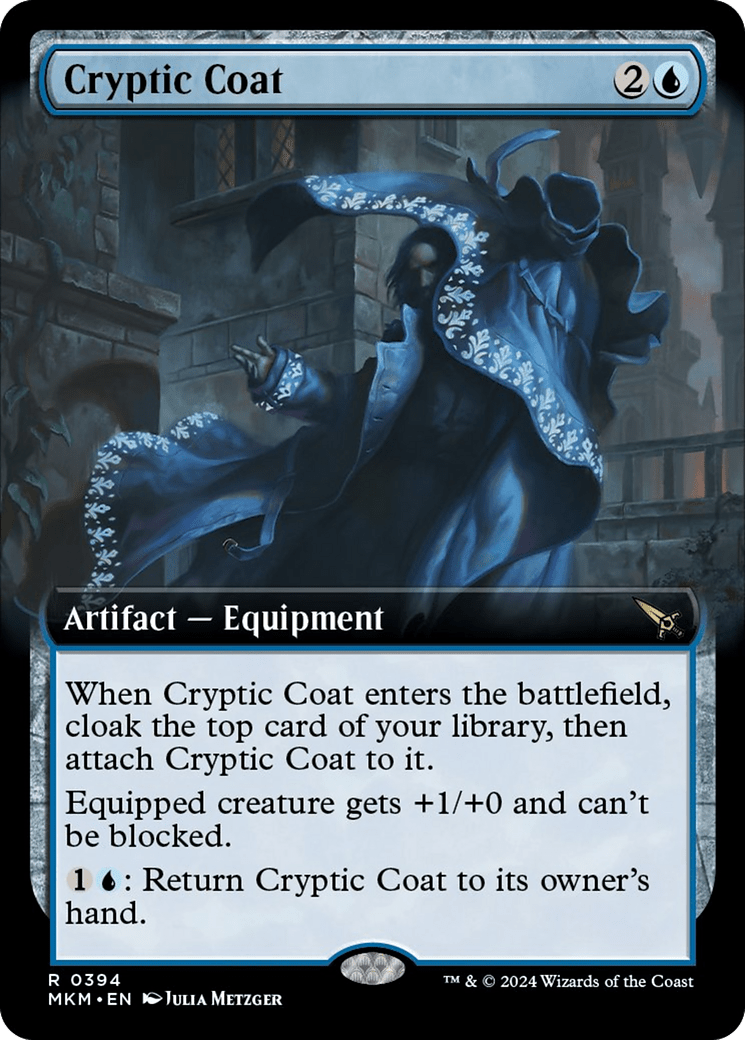 Cryptic Coat (Extended Art) [Murders at Karlov Manor] - Card Brawlers