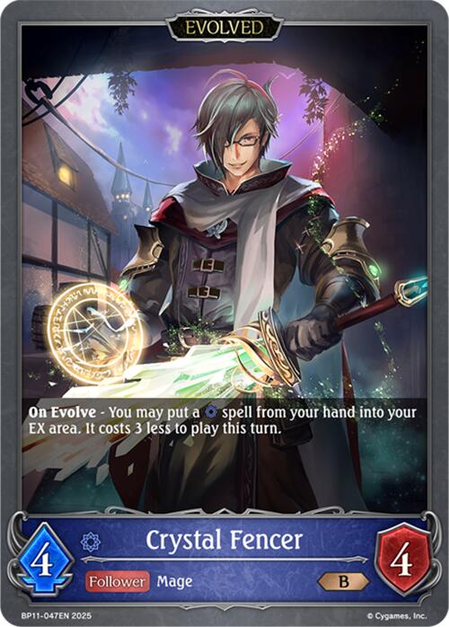 Crystal Fencer (Evolved) (BP11 - 047EN) [Bullet of Fate] - Card Brawlers