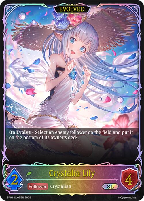 Crystalia Lily (Evolved) (SL) (SP01 - SL09EN) [Seaside Memories] - Card Brawlers