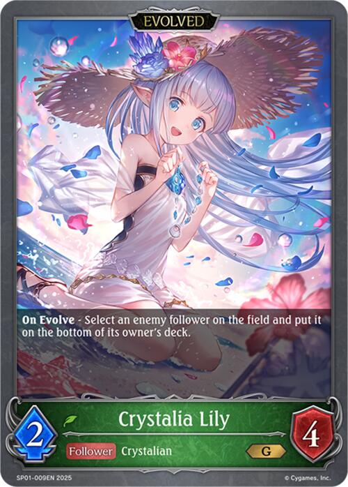 Crystalia Lily (Evolved) (SP01 - 009EN) [Seaside Memories] - Card Brawlers