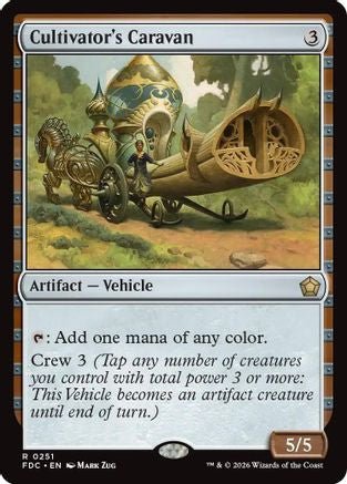 Cultivator's Caravan (FDC-251) - Commander: Foundations - Card Brawlers