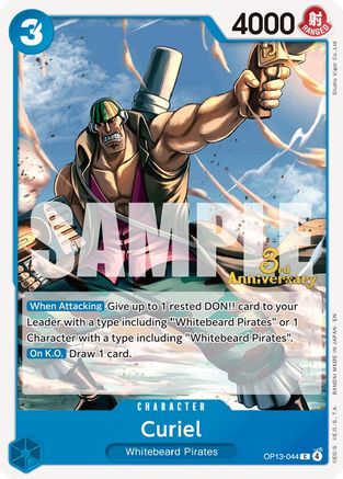 Curiel (OP13-044) - Carrying On His Will: 3rd Anniversary Tournament Cards - Card Brawlers