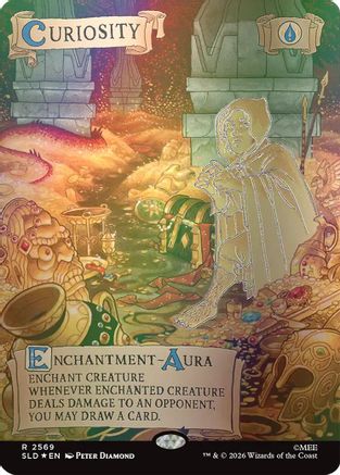 Curiosity (2569) (Out Of Sight Foil) (SLD-2569) - Secret Lair Drop Series Foil - Card Brawlers