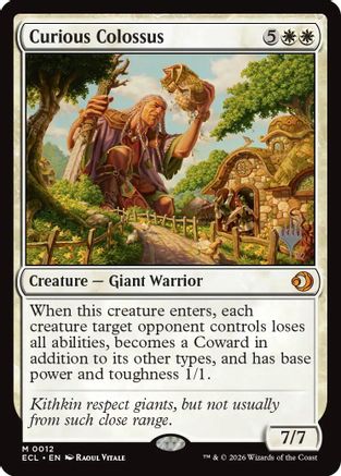 Curious Colossus (PPECL-012) - Promo Pack: Lorwyn Eclipsed - Card Brawlers