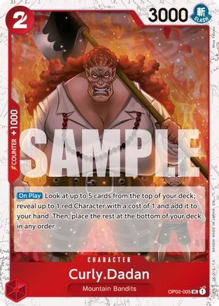 Curly.Dadan (Pirate Foil) (OP02-005) - Premium Booster -The Best- Vol. 2 Foil - Card Brawlers