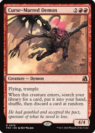 Curse-Marred Demon (FRA-079) - Reality Fracture - Card Brawlers