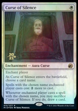 Curse of Silence [Innistrad: Midnight Hunt Prerelease Promos] - Card Brawlers
