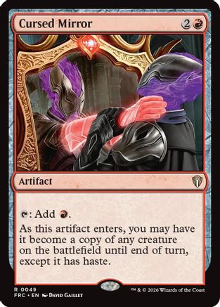 Cursed Mirror (FRC-049) - Commander: Reality Fracture - Card Brawlers