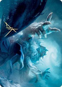 Cyclone Summoner Art Card (Gold - Stamped Signature) [Kaldheim Art Series] - Card Brawlers