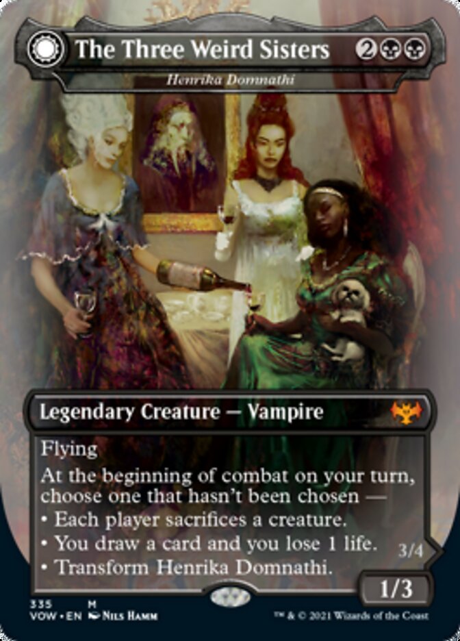 Henrika Domnathi // Henrika, Infernal Seer - The Three Weird Sisters // Fiends of Darkest Night [Innistrad: Crimson Vow] - Magic: The Gathering - Card Brawlers | Quebec | Canada |