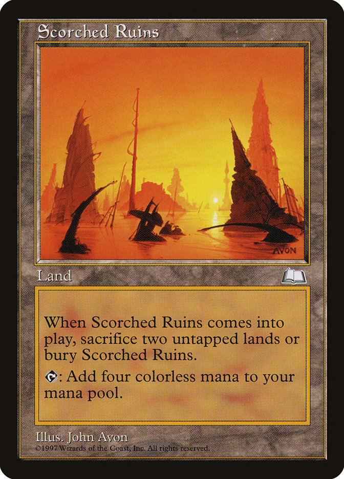 Scorched Ruins [Weatherlight] - Magic: The Gathering - Card Brawlers | Quebec | Canada |