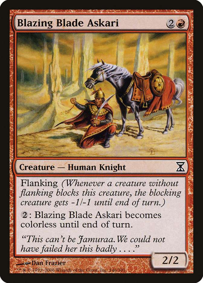 Blazing Blade Askari [Time Spiral] - Magic: The Gathering - Card Brawlers | Quebec | Canada |