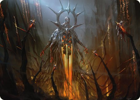 Solphim, Mayhem Dominus Art Card [Phyrexia: All Will Be One Art Series] - Magic: The Gathering - Card Brawlers | Quebec | Canada |