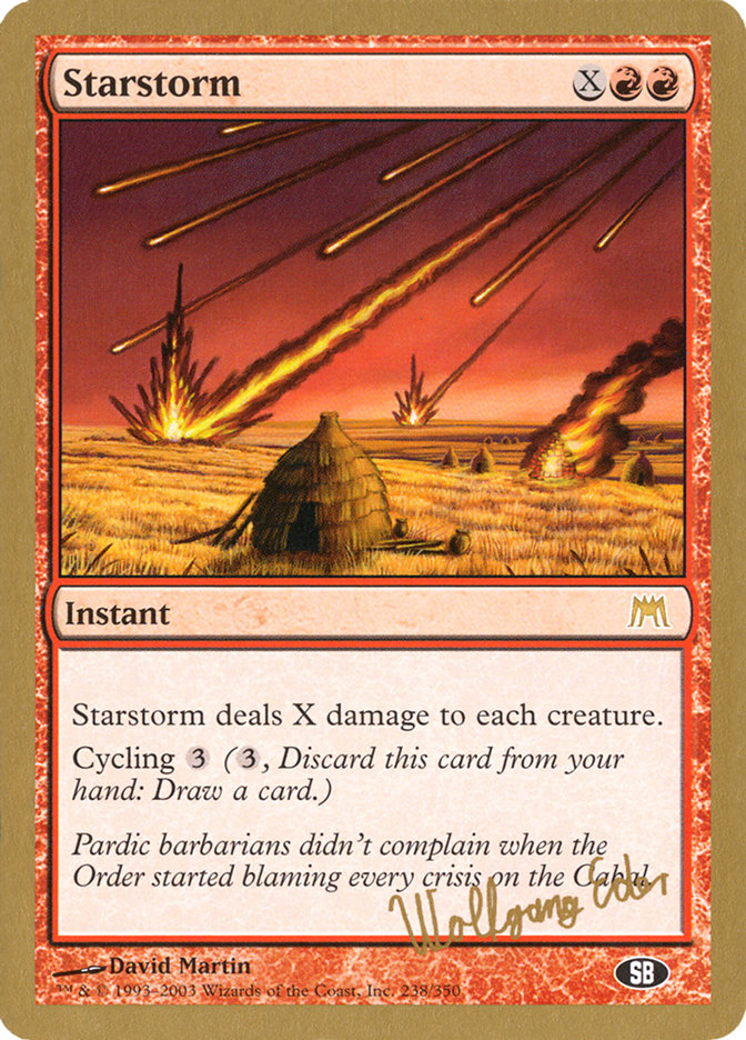 Starstorm (Wolfgang Eder) (SB) [World Championship Decks 2003] - Magic: The Gathering - Card Brawlers | Quebec | Canada |