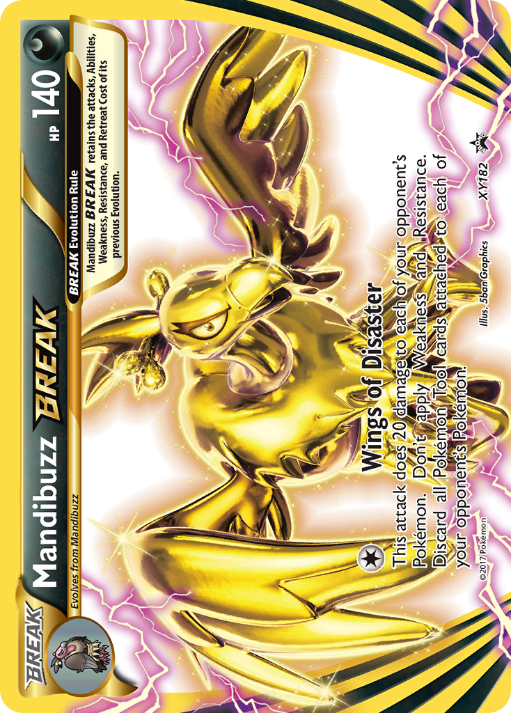 Mandibuzz BREAK (XY182) [XY: Black Star Promos] - Pokémon - Card Brawlers | Quebec | Canada |