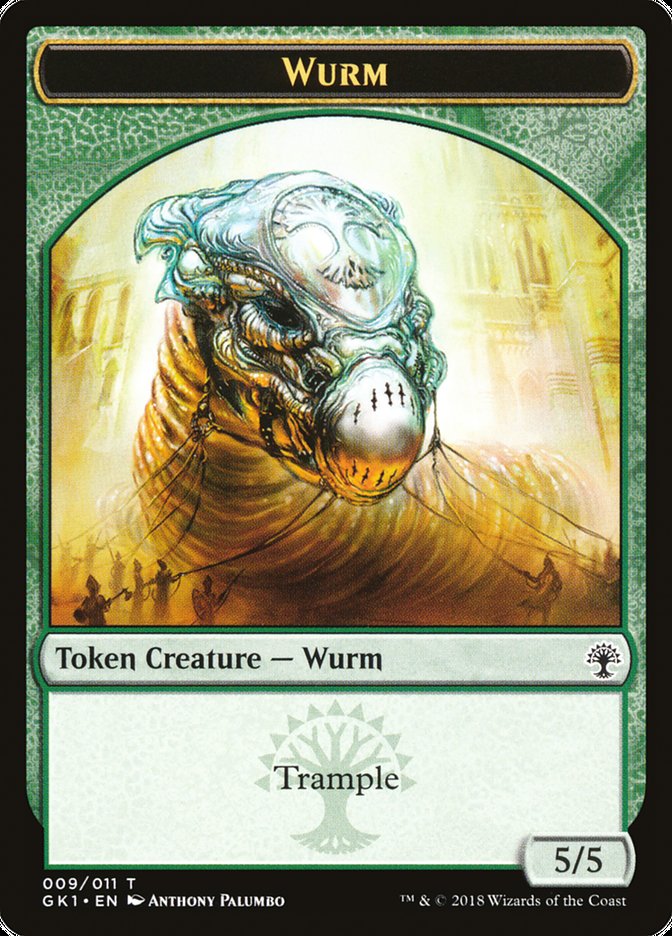Wurm // Saproling Double-Sided Token [Guilds of Ravnica Guild Kit Tokens] - Magic: The Gathering - Card Brawlers | Quebec | Canada |
