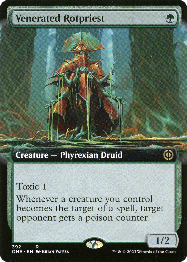 Venerated Rotpriest (Extended Art) [Phyrexia: All Will Be One] - Magic: The Gathering - Card Brawlers | Quebec | Canada |
