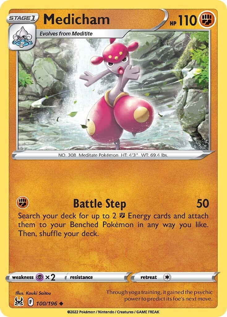 Medicham (100/196) [Sword & Shield: Lost Origin] - Pokémon - Card Brawlers | Quebec | Canada |