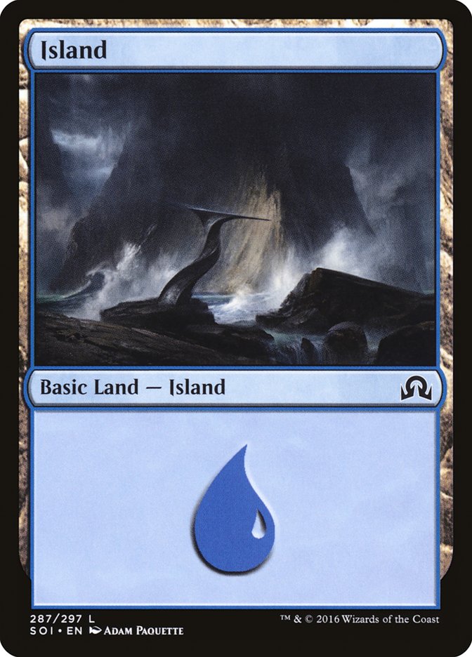 Island (287) [Shadows over Innistrad] - Magic: The Gathering - Card Brawlers | Quebec | Canada |