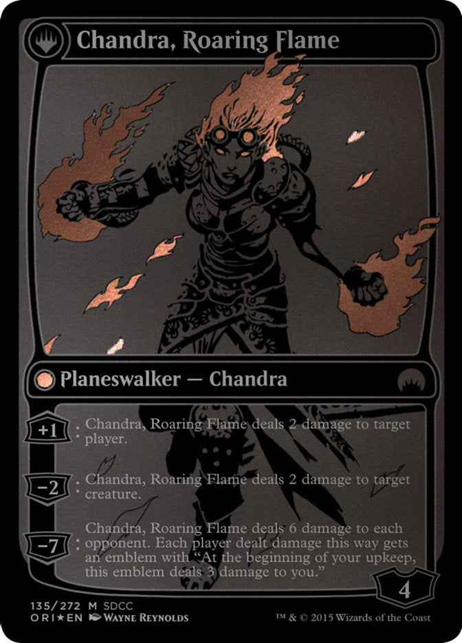 Chandra, Fire of Kaladesh // Chandra, Roaring Flame [San Diego Comic-Con 2015] - Magic: The Gathering - Card Brawlers | Quebec | Canada |