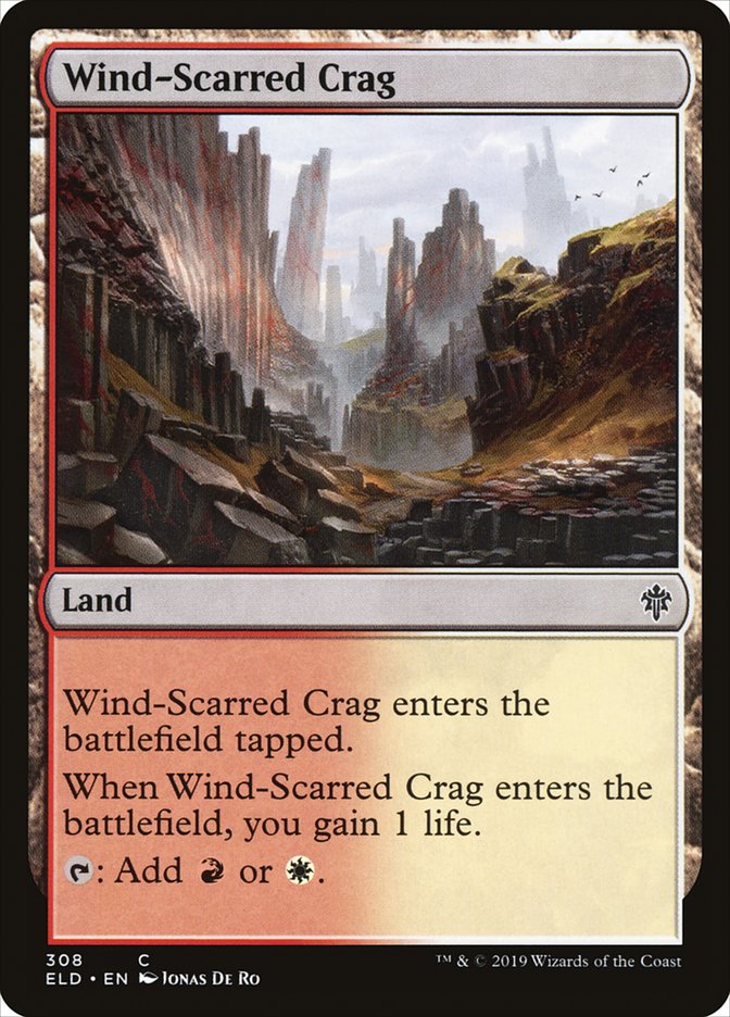 Wind-Scarred Crag [Throne of Eldraine] - Magic: The Gathering - Card Brawlers | Quebec | Canada |