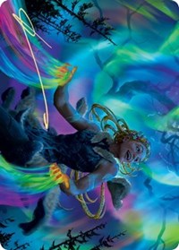 Esika, God of the Tree Art Card (Gold-Stamped Signature) [Kaldheim Art Series] - Magic: The Gathering - Card Brawlers | Quebec | Canada |