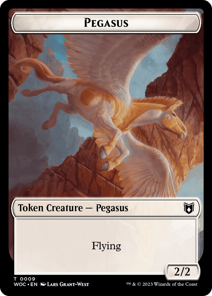Pirate // Pegasus Double-Sided Token [Wilds of Eldraine Commander Tokens] - Magic: The Gathering - Card Brawlers | Quebec | Canada |