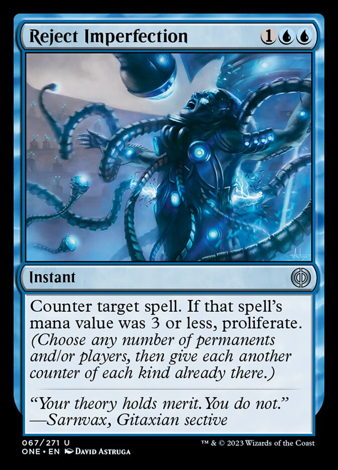 Reject Imperfection [Phyrexia: All Will Be One] - Magic: The Gathering - Card Brawlers | Quebec | Canada |