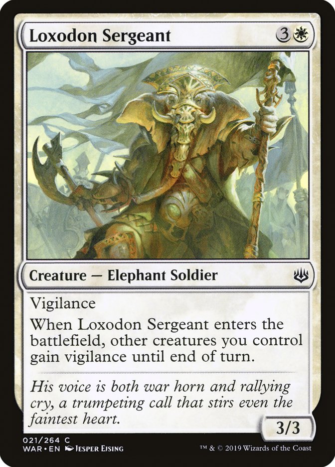 Loxodon Sergeant [War of the Spark] - Magic: The Gathering - Card Brawlers | Quebec | Canada |