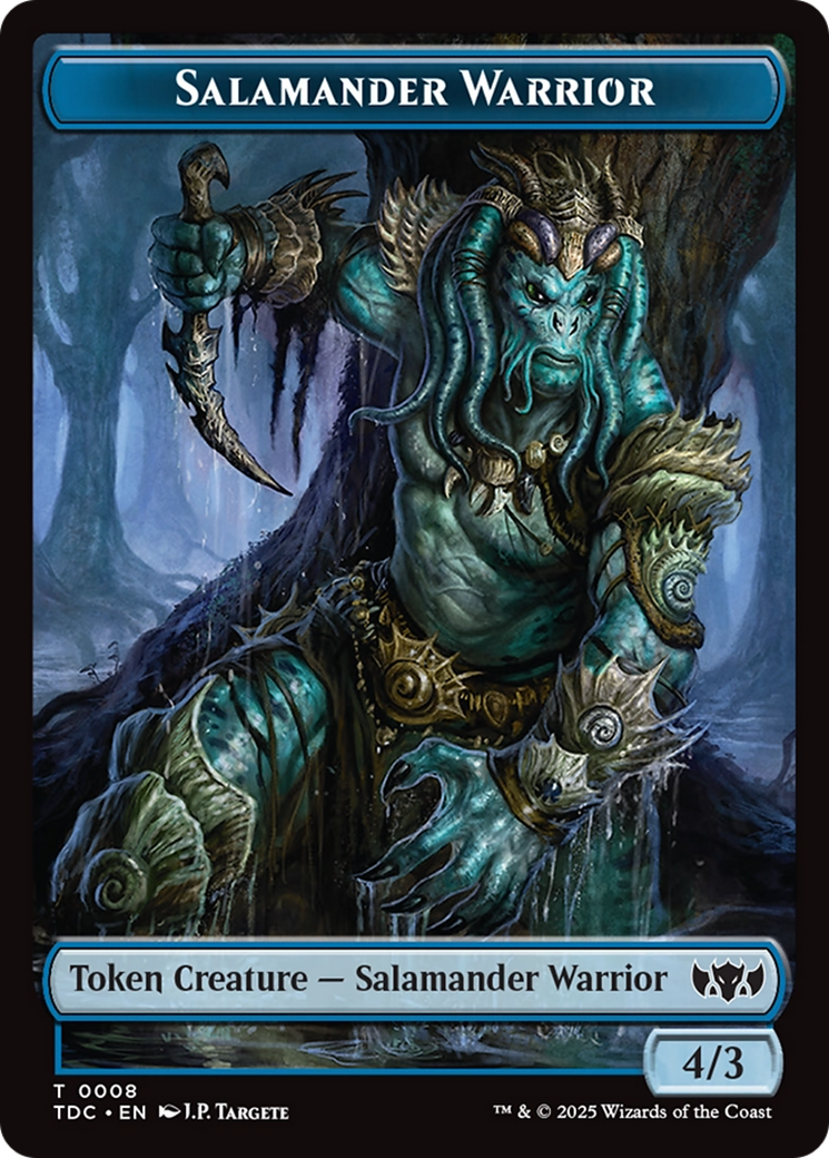 Salamander Warrior // Zombie Druid Double-Sided Token [Tarkir: Dragonstorm Commander Tokens] - Magic: The Gathering - Card Brawlers | Quebec | Canada |